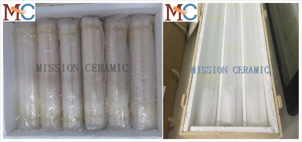 Heat Resistant Ceramic Insulator Customized Square Alumina Tube